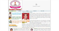 Desktop Screenshot of gurukulclasses.com